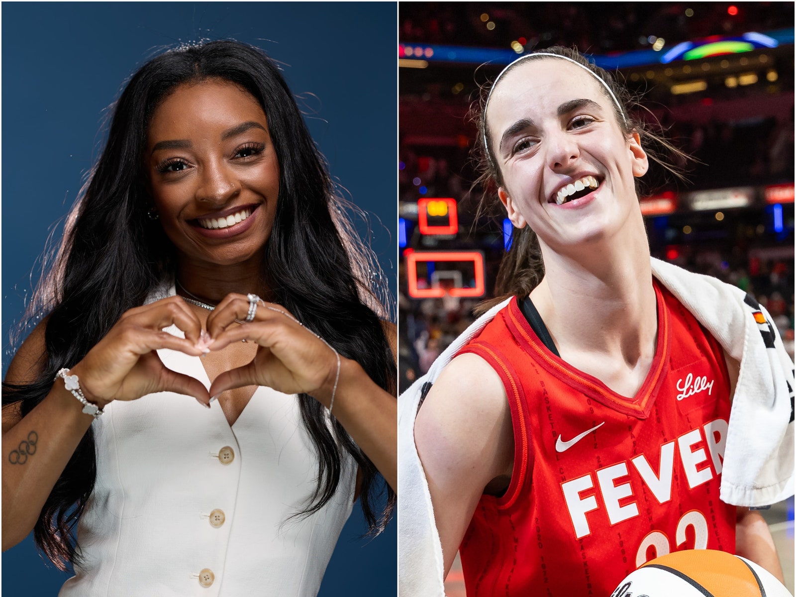 Simone Biles Just Met Caitlin Clark and the Indiana Fever&-and the Video Is Too Wholesome for WNBA Fans