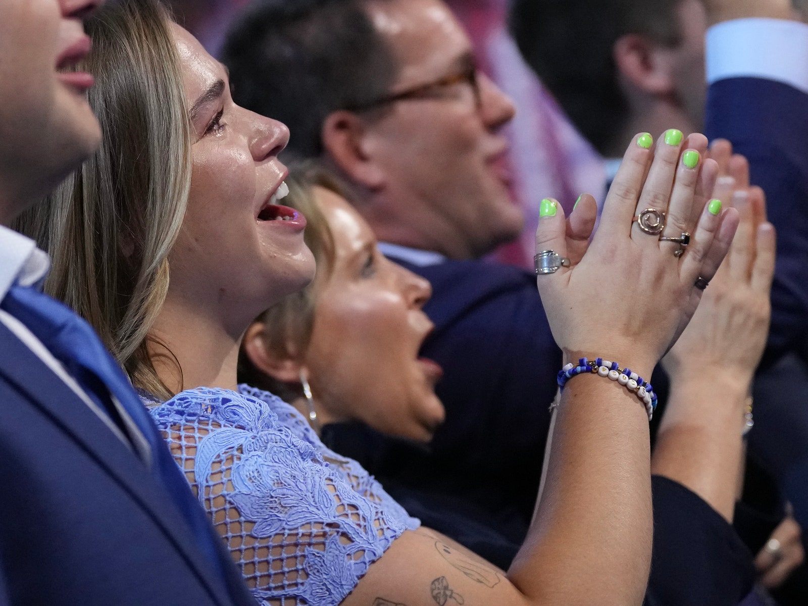 A Moment for Hope Walz and Her Brat-Green Nails at the DNC