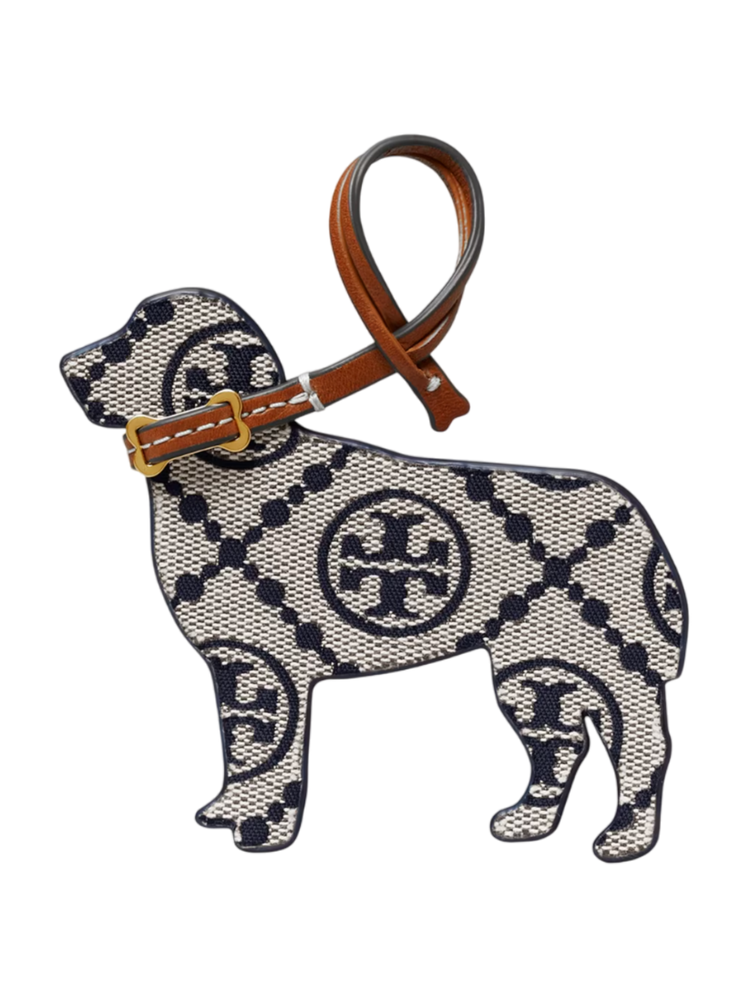 Tory Burch T Monogram Retriever Key Fob 